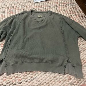 American eagle sweatshirt waffle crewneck